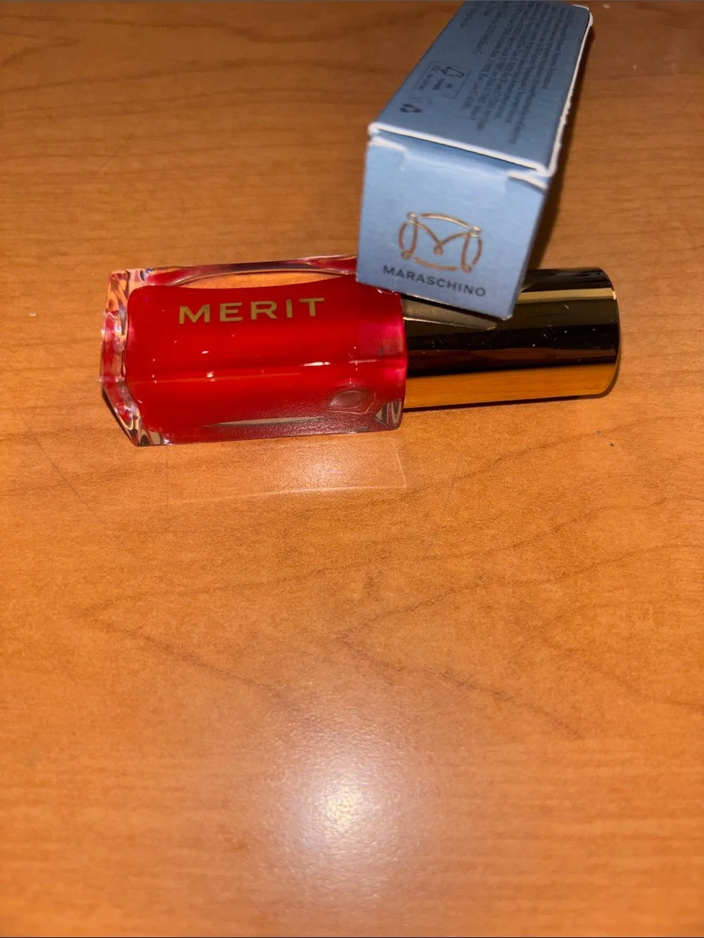 Shade Slick Glaze Liquid lip oil- Marashino